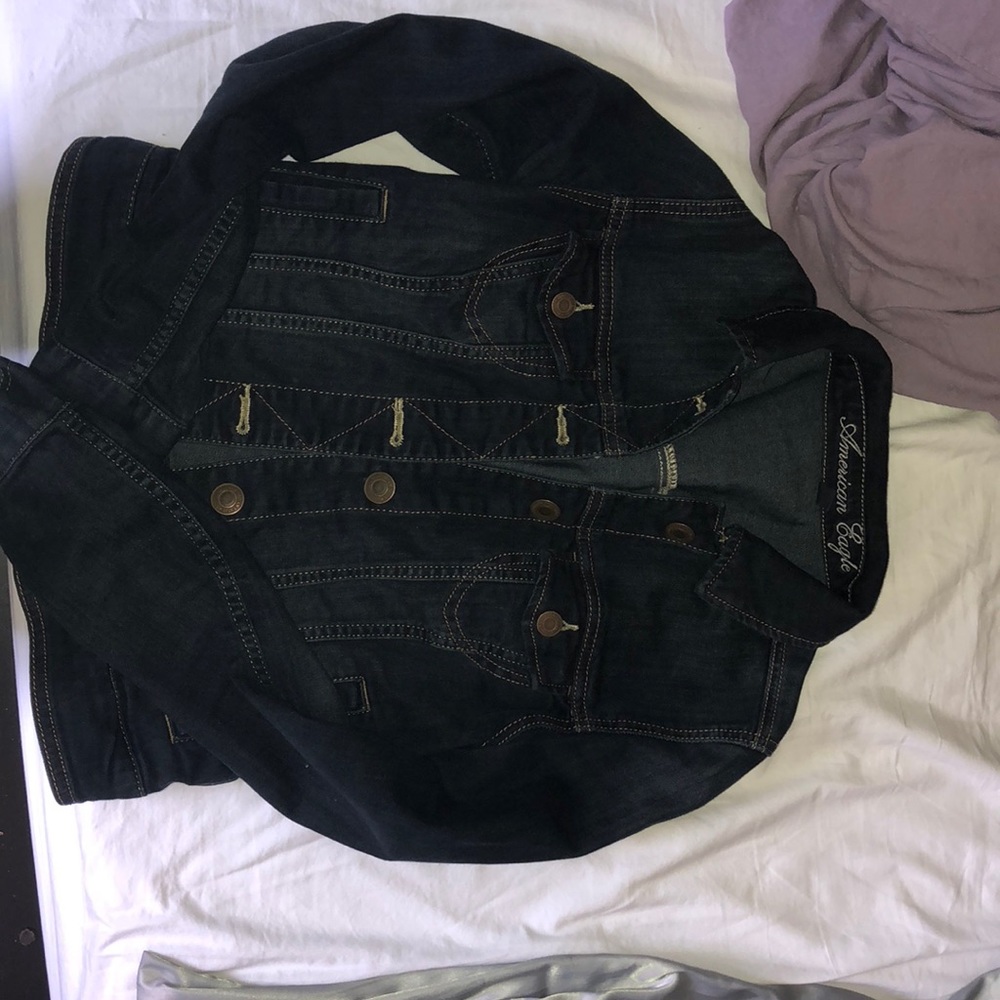 American Eagle dark wash jean jacket